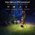 thumbnail image 4 of Luz Solar Lámpara solar para césped, artesanía, enchufe de tierra de hierro, luz de 600 mAh, decoración de jardín (mariquita), 4 of 6