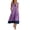 Purple, variant on Oksale Flowy Dresses for Women Trendy Denim Print Deep V Neck Tank Dress with Pockets Loose Cozy Midi Vacation Dresses Pink M