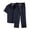 Navy, variant on Mens Sets (top Pants) Middle-aged and Elderly Fashion Breathable Trend Ice Silk Cotton Linen Comfortable Casual Men's Suit