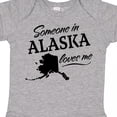 thumbnail image 4 of Inktastic Someone in Alaska Loves Me Boys or Girls Baby Bodysuit, 4 of 5