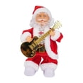 thumbnail image 2 of HILABEE Electric Santa Toys Dancing Singing Musical Animated Santa Doll Christmas Ornament Polyester Fiber PVC Pp Material Suitable for Family Gatherings Holiday Parties Gift Giving Home Style B, 2 of 8