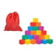 thumbnail image 5 of Cubos de madera coloridos sólidos, juguete de matemáticas para aprendizaje temprano, uso versátil, juguete educativo apilable para hacer rompecabezas 25 cm 50 piezas, 5 of 8