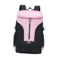thumbnail image 2 of Lipstore Badminton Backpack Easy Carrying Racquet Carrying Bag Convenient Rucksack Tennis Pink, 2 of 8