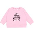 thumbnail image 2 of Inktastic Mimi and Grandpa Love Me Baby Sweatshirt, 2 of 4