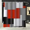 thumbnail image 2 of Mid Century Modern Shower Curtain Bathroom Accessories Decor Shower Curtain Set with 12 Hooks 72x72 Inches, 2 of 7