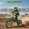 thumbnail image 3 of Yedigre 49cc 2-Stroke Dirt Bike, Gas Power Motocross, Off Road Mini Motorcycle, Pocket Motorbike with Front Rear Disc Brakes, 3 of 10