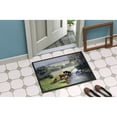 thumbnail image 4 of Cows Drinking at the Creek Bank Doormat 24x36, 4 of 4