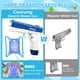 thumbnail image 5 of Pistola de agua Cuorung Electric, 1000 ml, capacidad, 10 m, alcance, paquete de 2, 5 of 7