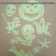thumbnail image 2 of Cateissary Pegatinas luminosas de Halloween removibles que brillan en la oscuridad Horror calabaza ventana iluminar calcomanía fiesta decoración del Kits de decoración para fiestas Cateissary HA067594-01, 2 of 6