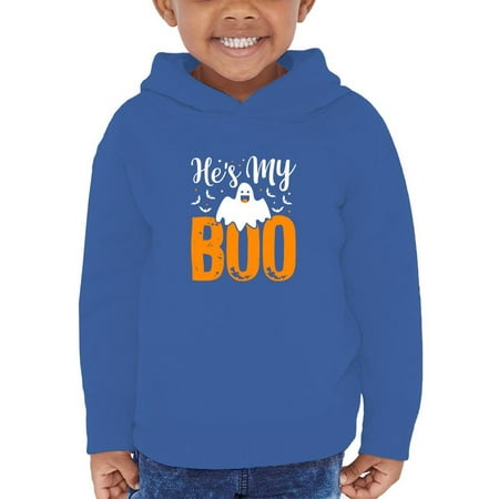 

He s My Boo Cute Halloween Hoodie Toddler -Image by Shutterstock 5 Toddler