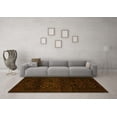 thumbnail image 3 of Ahgly Company Indoor Square Persian Yellow Traditional Area Rugs, 5' Square, 3 of 4