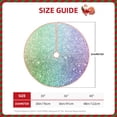 thumbnail image 2 of Fotbe Beautiful Glitter Pattern Christmas Tree Skirt, Tree Skirts Plush Christmas Decorations, Christmas Tree Skirts Xmas Decorations Holiday Party Decor-48", 2 of 6