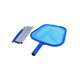 thumbnail image 1 of Irfora Red de rastrillo de hojas Skimmer con 5 postes de aluminio de conexión Bolsa de skimmer de piscina de malla fina profesional Herramienta de limpieza del acuario Catcher Irfora Red de espumadera de hojas, 1 of 7