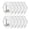 L, variant on Qyaukm 3-Pack Clear Hexagon Self-Adhesive Hooks, No Drill Wall Mounted Hangers for Towels, Robes, Keys, Bags, Kitchen, Bathroom, and Bedroom