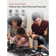 thumbnail image 4 of Juego de utensilios de cocina FOHERE para ollas y sartenes, 15 piezas, aluminio antiadherente, 4 of 8
