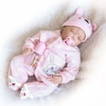 thumbnail image 2 of GoDecor 22" Silicone Newborn Reborn Baby dolls With Clothes, 2 of 7