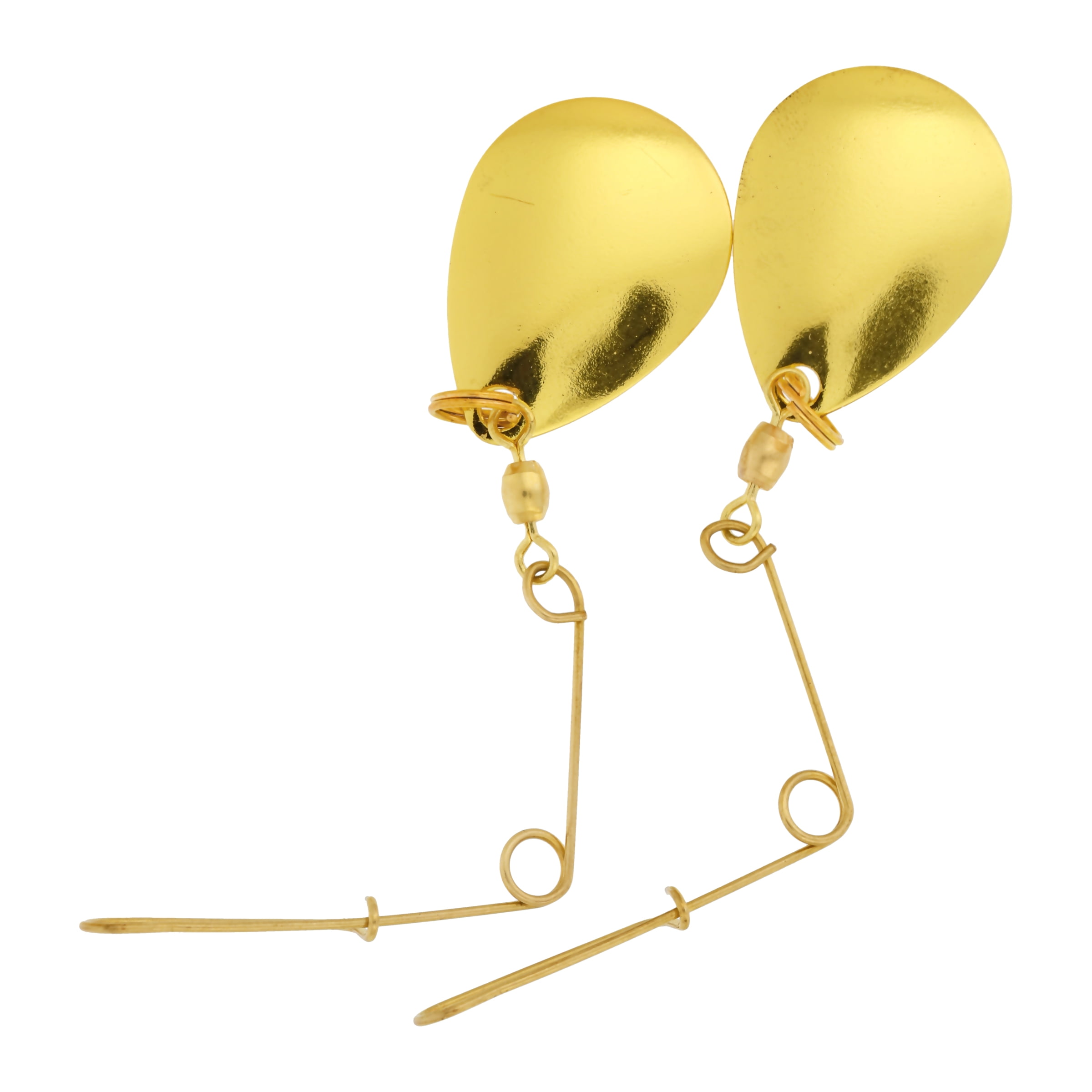 Eagle Claw Fishing Jig Panfish Spinner Arm, Gold, Size 0, 2 Count