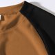 thumbnail image 5 of pstuiky manga larga para hombre, Sudadera deportiva de manga larga para hombre, de color liso, en contraste, cómoda y con cuello redondo. Tops de hombre xxl, 5 of 8