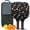 Pioneer Flower Floral, variant on Pickleball Paddles Set,Pioneer Flower Floral Print Pattern Fiberglass Surface Pickleball Racket Set with 2 Indoor Outdoor Pickleball Balls and Pickleball Bag,Pickle-ball Equipment