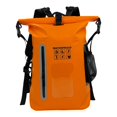 thumbnail image 3 of Bolsa seca impermeable Mochila impermeable de 25L de gran capacidad Bolsa flotante portátil para Naranja, 3 of 8