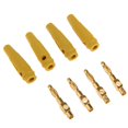 thumbnail image 1 of Set 4pcs De Audio Musical Cable De TV Cable Banana Plug Connector 5mm - Amarillo Sunnimix Enchufes de banana, 1 of 8