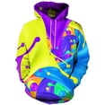 thumbnail image 2 of Sweat à Capuche Graphique 3D pour Hommes Femmes Mode Impression Numérique Pull à Capuche Vêtements Surdimensionnés, 2 of 5