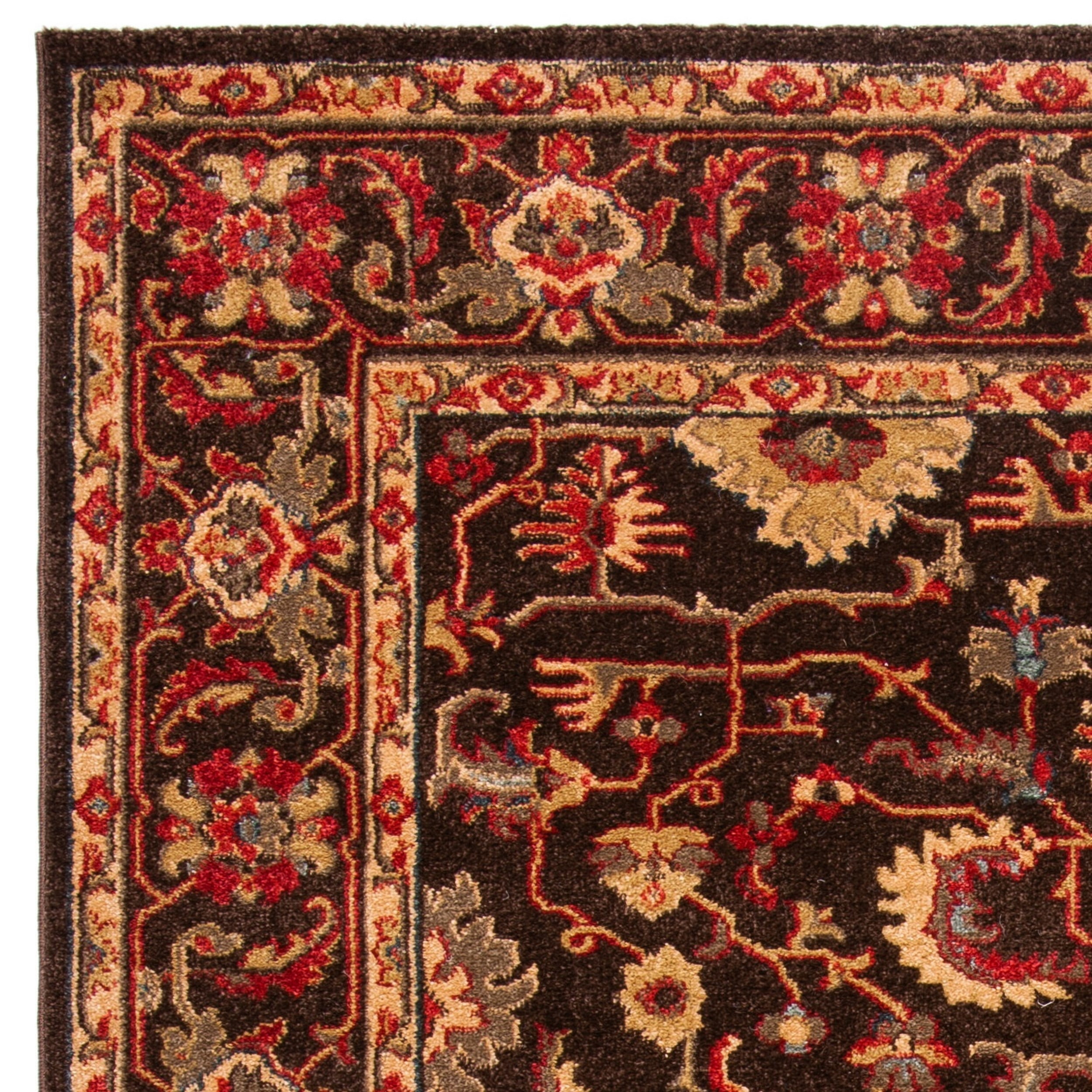 SAFAVIEH Mahal Bentley Oriental Area Rug, Brown/Beige, 6'7" x 9'2"