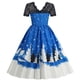 thumbnail image 4 of Vestido de fiesta de Navidad de manga corta con cuello redondo para mujer Vestido de encaje vintage para mujer Fridja  bnh2487, 4 of 8