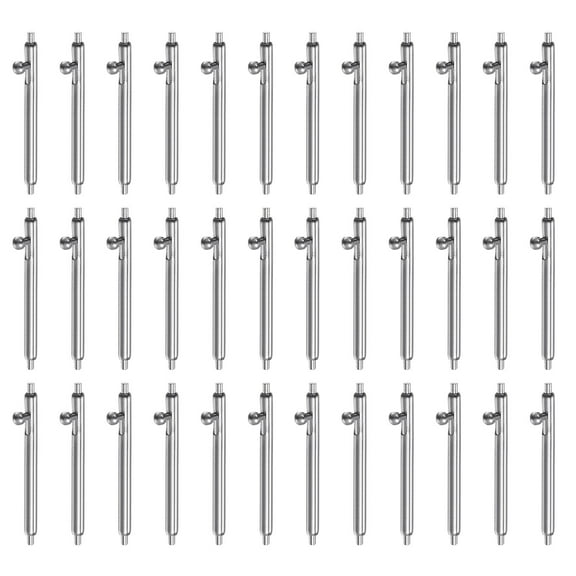 Uxcell 36pcs Quick Release Spring Bar 18mm Width 1.5mm Diameter Stainless Steel Watch Pins