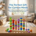 thumbnail image 2 of qolami Color Sorting Stacking Toys, Color Matching Puzzle Game, Wooden Sorting & Stacking Toys for Family Game Night, 2 of 8