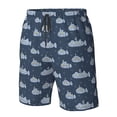 thumbnail image 4 of Pofeuu Submarine With Periscope Prin Men's Swim Trunks Quick Dry Bathing Suit Swimming Board Shorts Mesh Lining Beach Swimwear-3X-Large, 4 of 6