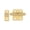 Gold, variant on Deltana 2BBU15 2" Barrel Bolt; Satin Nickel Finish