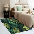thumbnail image 3 of Monstera Leaf Rug 2x3 Area Rugs, Tropical Botanical Rugs for Entryway, Green Carpet for Bedroom Living Room, Machine Washable Non-Slip Indoor Door Mat, Soft Low Pile Area Rug, Small Decorative Rug, 3 of 7