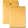 thumbnail image 2 of Business Source 32 lb Kraft Clasp Envelopes Clasp - #90 - 9" Width x 12" Length - 32 lb - Clasp - Kraft - 100 / Box - Brown Kraft, 2 of 2
