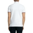 thumbnail image 3 of Trojan Three Colour Tipped Pique Polo Shirt, White, 3 of 6