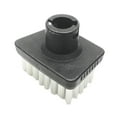 thumbnail image 2 of Cabezal de cepillo para vaporizador Limpiador a vapor Cabezal de barredora Reparación Repuestos PP Blanco D, 2 of 9