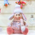 thumbnail image 4 of ER Dos regalos de Navidad, columpio de escritorio para niña, muñeca rosa, muñeca de máquina para el Día de San Valentín, 25*16*9cm oso de fresa Electrónica, 4 of 5