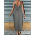 thumbnail image 2 of MORTTIC Women's Casual Summer Maxi Dress with Spaghetti Straps & Pockets - Loose Fit Long Dress, XL, 2 of 4