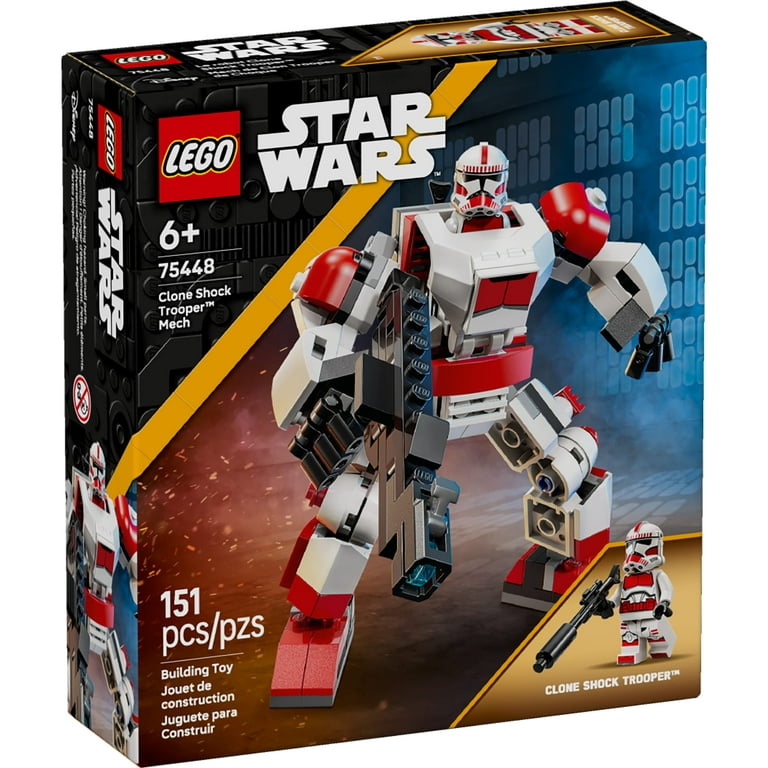 LEGO, Star Wars Clone Shock Trooper Mech, 75448, Poseable Battle