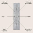 thumbnail image 3 of JONATHAN Y SANDSTONE 2 x 8 Runner Rug, Ariana Art Deco Striped Arches Two-Tone - Blue/White, SND100C-28, 3 of 7