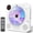 White, variant on Portable CD Player with Bluetooth, 2000mAh Rechargeable Battery, Front LCD Display, Rotary Volume Knob, Dual Speakers, FM Radio, USB/AUX, Remote Control and Foldaway Stand