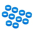 thumbnail image 2 of 10x Tijeras de Peluquería de Peluquero Tijeras Empuñaduras de Insertos , Azul , 2.2 x 1.1cm Azul oscuro Macarena Inserciones de anillos de dedo, 2 of 8