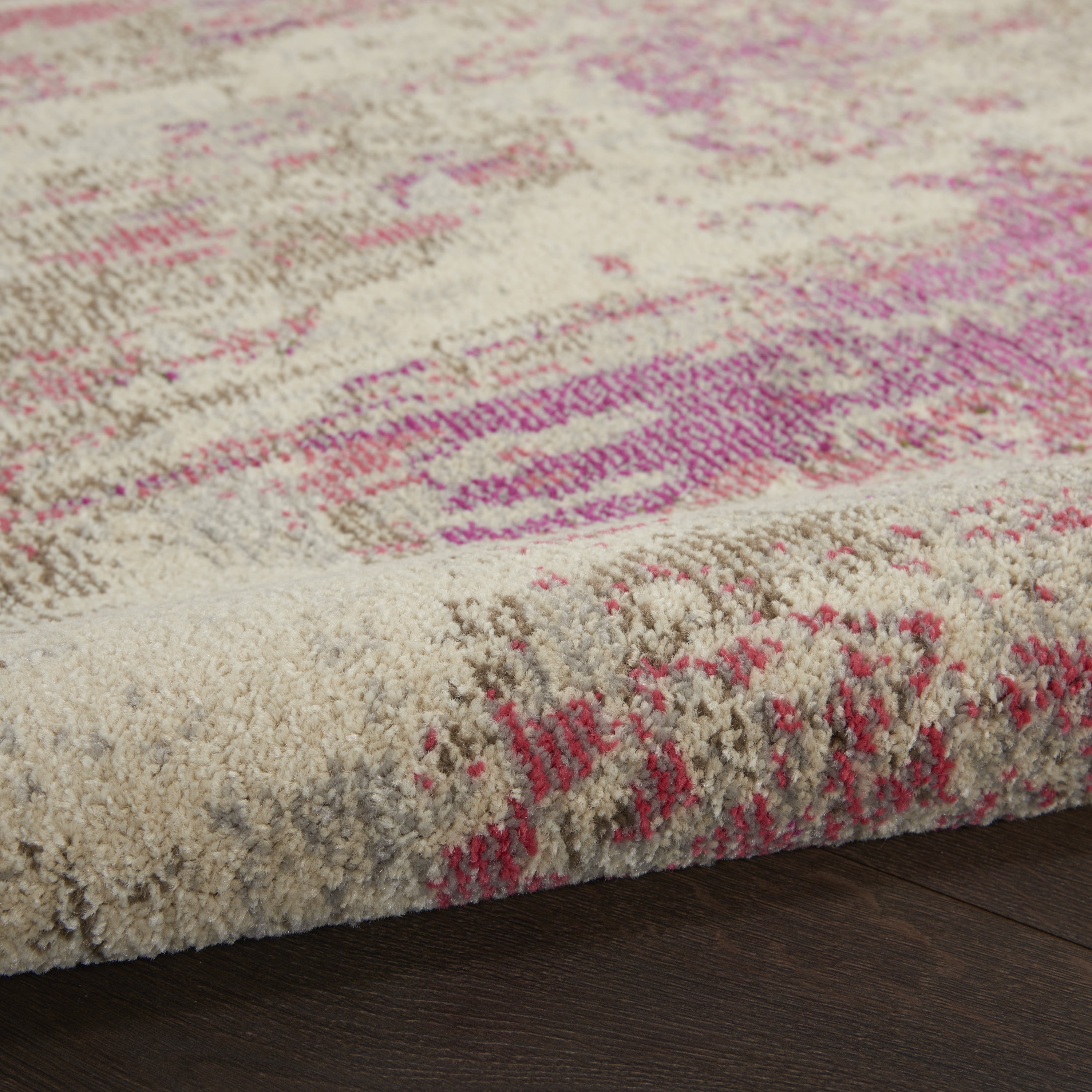 Nourison Celestial Abstract Ivory/Pink 3'11" x 5'11" Area Rug, (4x6)