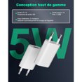 thumbnail image 3 of 2-pack USB-laddare, nätadapter för iPhone 1, 3 of 5