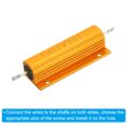 thumbnail image 5 of Unique Bargains 100W 10K Ohm Aluminum Shell Resistor Housing Resistor Housed Case Wirewound Resistors Power Resistor, 5 Pack, 5 of 5