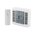 thumbnail image 1 of Wireless Digital Refrigerator Thermometer Audible Alarm Indoor Outdoor Thermometer with Sensor Freezer Thermometer Min/Max Temperature Record, 1 of 6