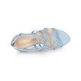 thumbnail image 4 of BLISSFUL STEP Women's Shoes Strappy Lace Up Open Toe Stiletto High Heel Dress Sandals  Sky Blue 5.5, 4 of 7