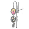 thumbnail image 3 of YAOMOBB Classmates Friendship Pendant Gem shaped Tassel Pendant with Photo Insert 2024 Class Graduation Pendant Mentor Appreciation Gift, 3 of 7