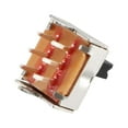 thumbnail image 5 of 100Pcs 5mm Vertical Slide Switch DPDT 2P2T 6 Terminals Panel Latching, 5 of 5