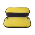 thumbnail image 5 of Lsque Yellow Glitter Printed Big Capacity PU Leather Pencil Case Large Pencil Pouch Stationery Pen Bag Pencil Holder for Teen, 5 of 6